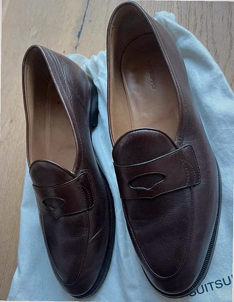 Mocassins Suitsupply Penny Loafers Größe 41,5