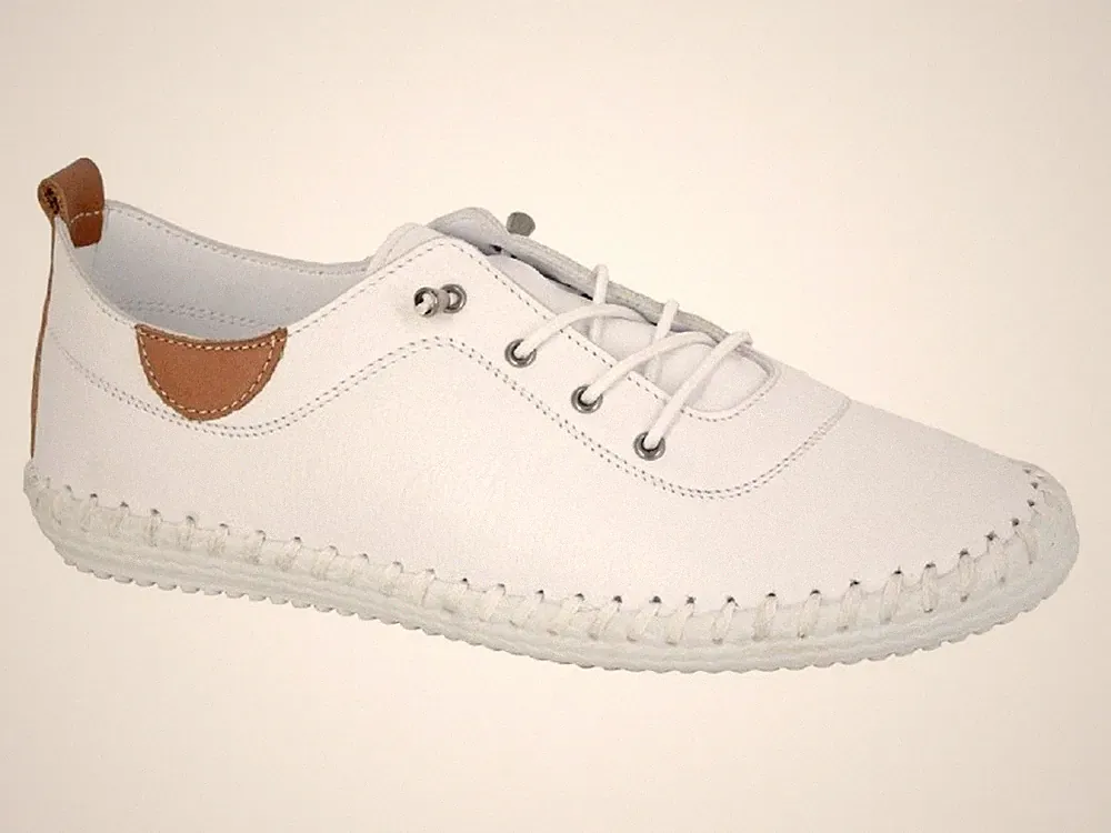Mod Comfys L662 modische Damen-Freizeitschuhe weiches Leder bequem elastisch Spitze