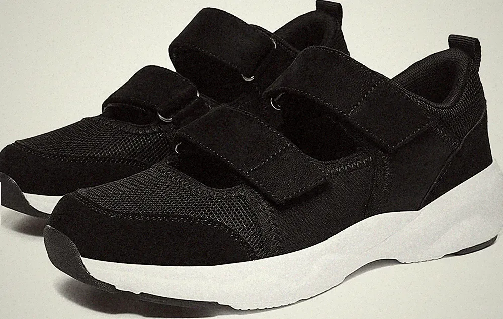 Modische Damenschuhe Wildleder-Sportschuhe Walking-Loafer Fußgewölbestütze bequem Größe 6 UK