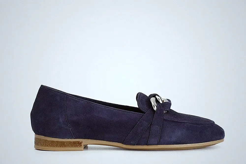 Grün Loafer mit Kette