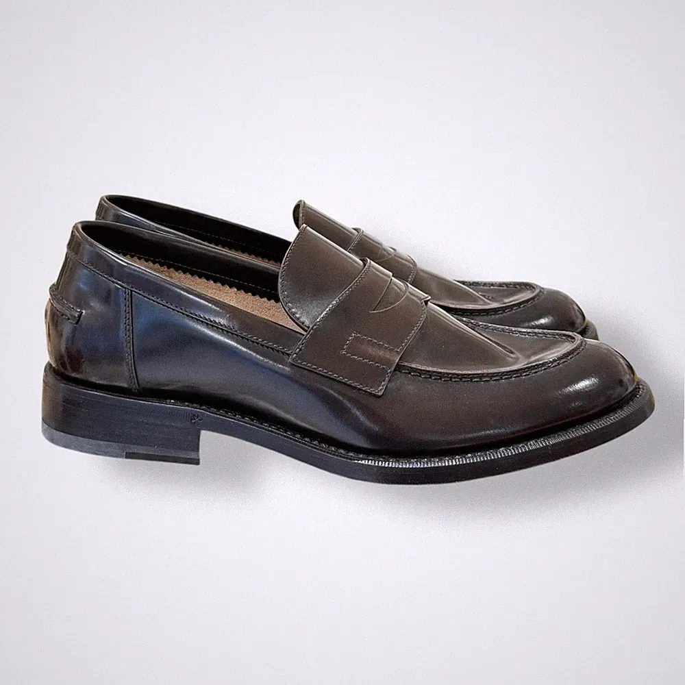 Mokassin Barrett Penny Loafer Herren Calf Gebürstet Dunkelbraun Art. 201U060.28