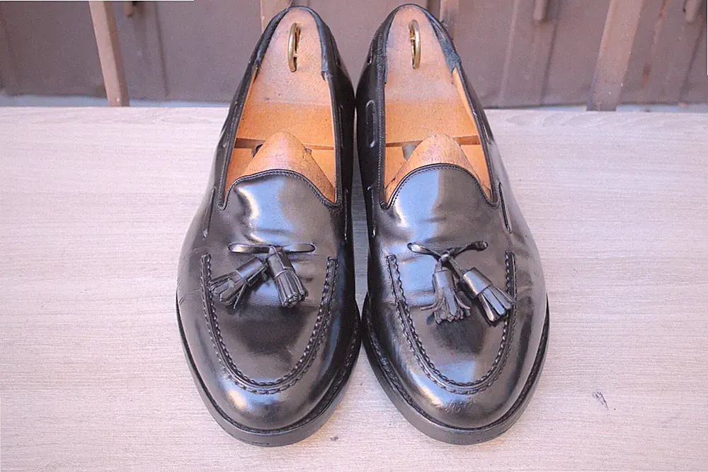 MOKASSIN CHURCH'S "KEATS" LOAFER LEDER 95 G / 42,5 GUTER ZUSTAND HERRENSCHUHE