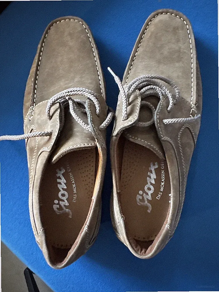 Mokassin Herrenschuhe Große 7 Leder