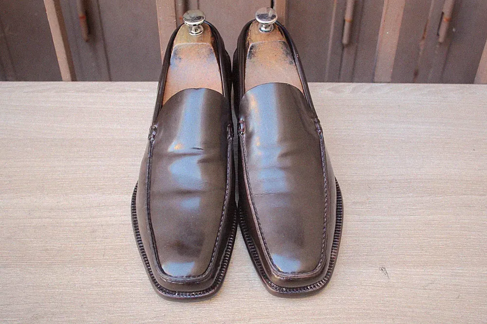 MOKASSIN PRADA LEDER HALBSCHUH 7 / 41,5 SUPER ZUSTAND HERRENSCHUHE 1289€