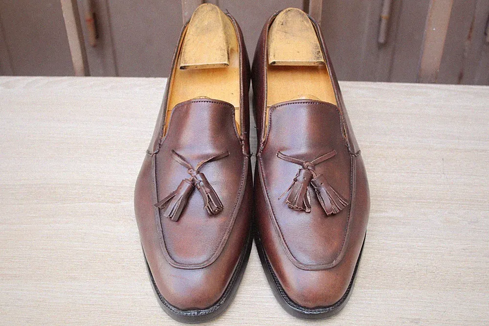 MOKASSIN TRICKER'S "CHESTER" HALBSCHUHE LEDER 7,5 / 47,5 SUPER ZUSTAND HERRENSCHUHE