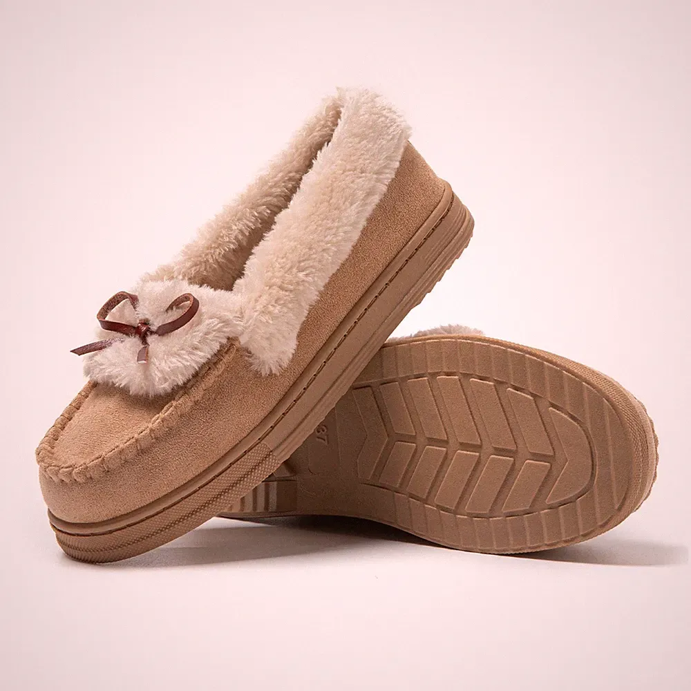 Mokassins Damen Klassische Bootsschuhe Flache Loafer Comfort Segelschuhe Dame...