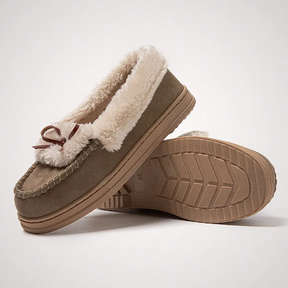 Mokassins Damen Klassische Bootsschuhe Flache Loafer Comfort Segelschuhe Dame...
