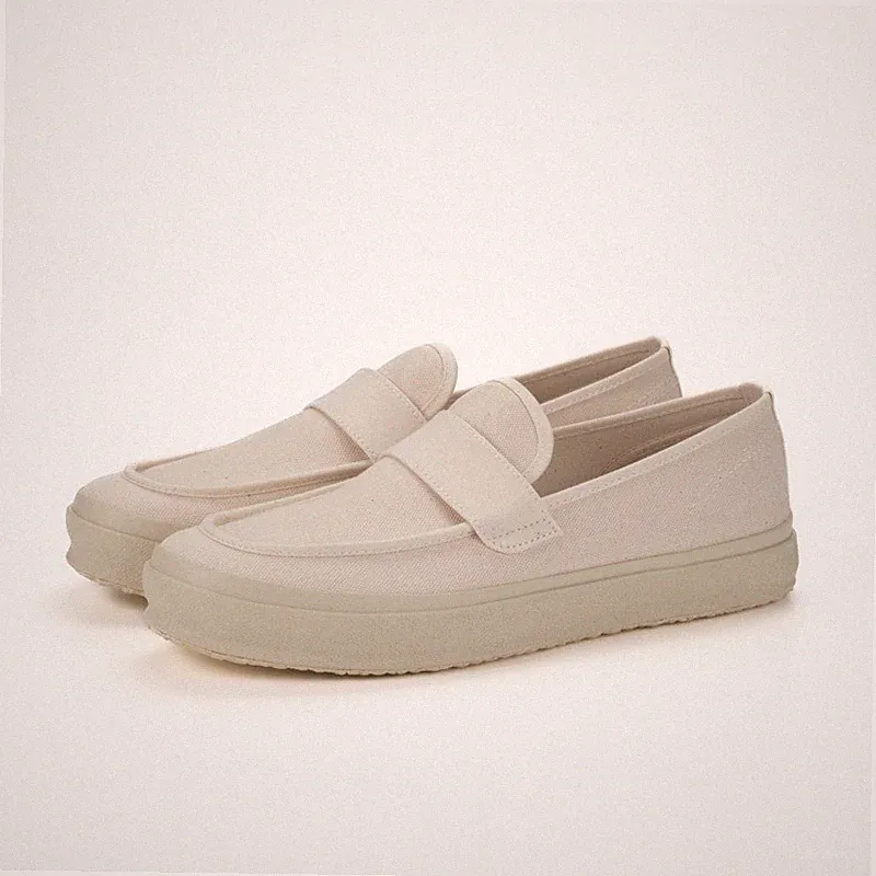 Moonstar FINE VULCANIZED LOAFY NATURAL Made in Japan