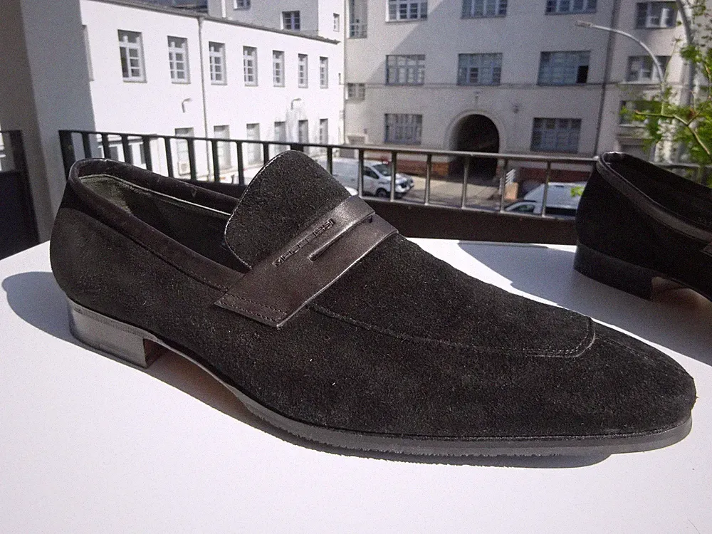 MORESCHI 37127 Herren Goodyear Schuhe Loafer Slipper Leder Italy Gr.43(UK9) Neuw