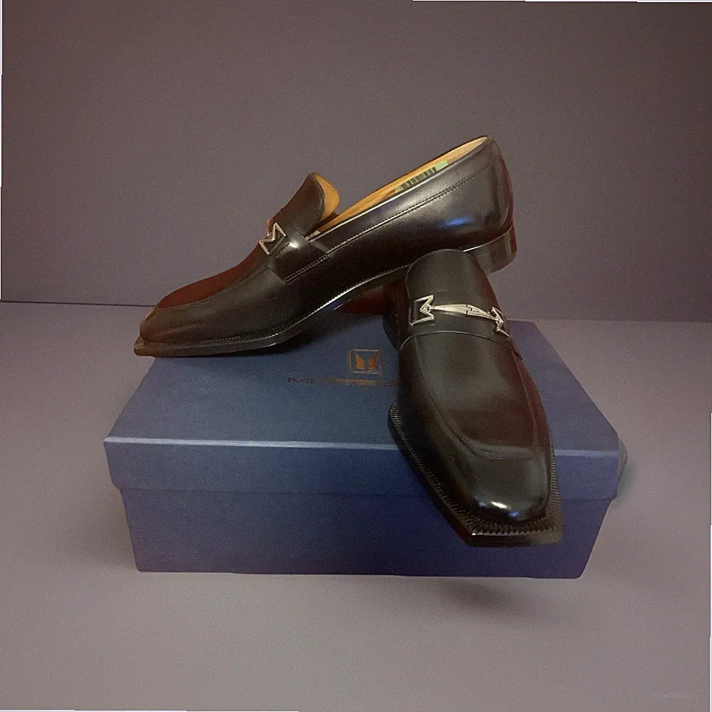 Moreschi Cu Claude Fod Halbschuhe Nappa Schwarz