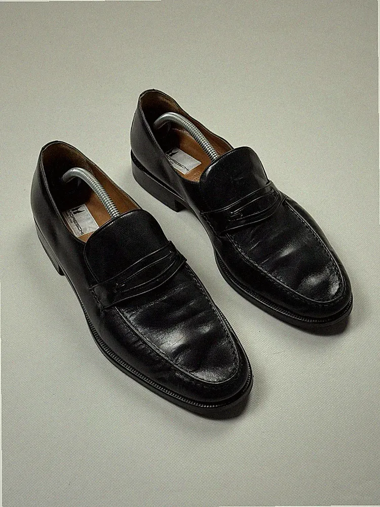 Moreschi Herren Formelle Leder Halbschuhe Schuhe Größe US 12,5 / UK 11,5