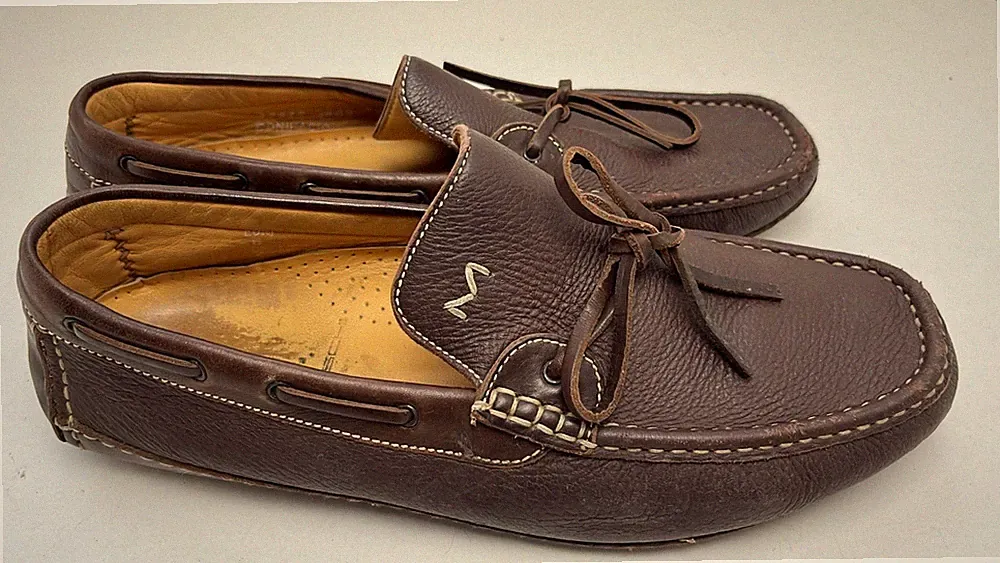 Moreschi Herren Mokassins Gr. 40 / US 7 – Italienische Lederschuhe – Loafer