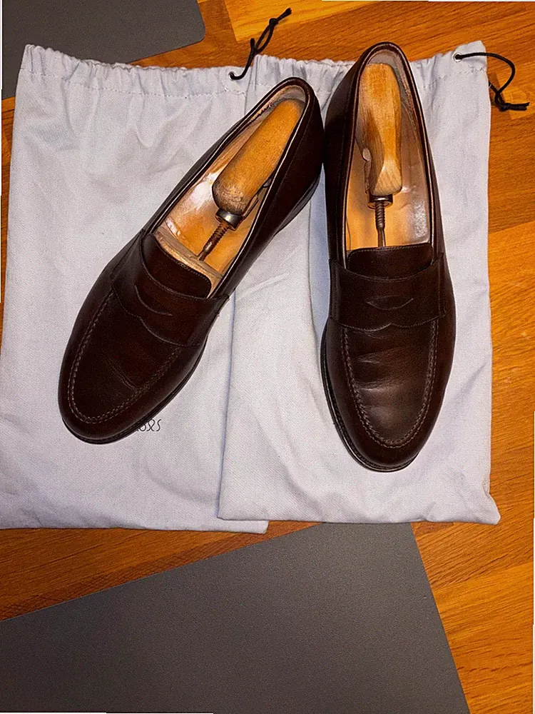 Dunkelbraune Loafer Für Herren