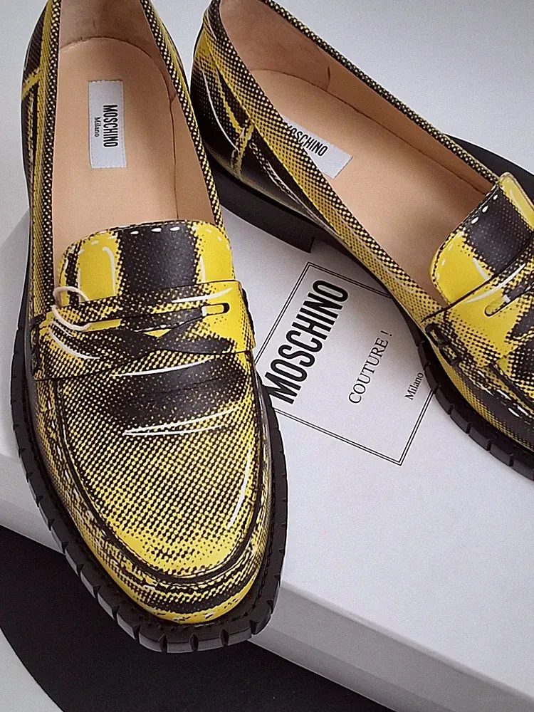 Gelbe Loafer für Herren