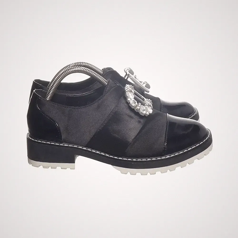 Mulanka, Loafers, Größe: 38, Lederimitat/Pelz/Wildleder, Schwarz, Damen #elv