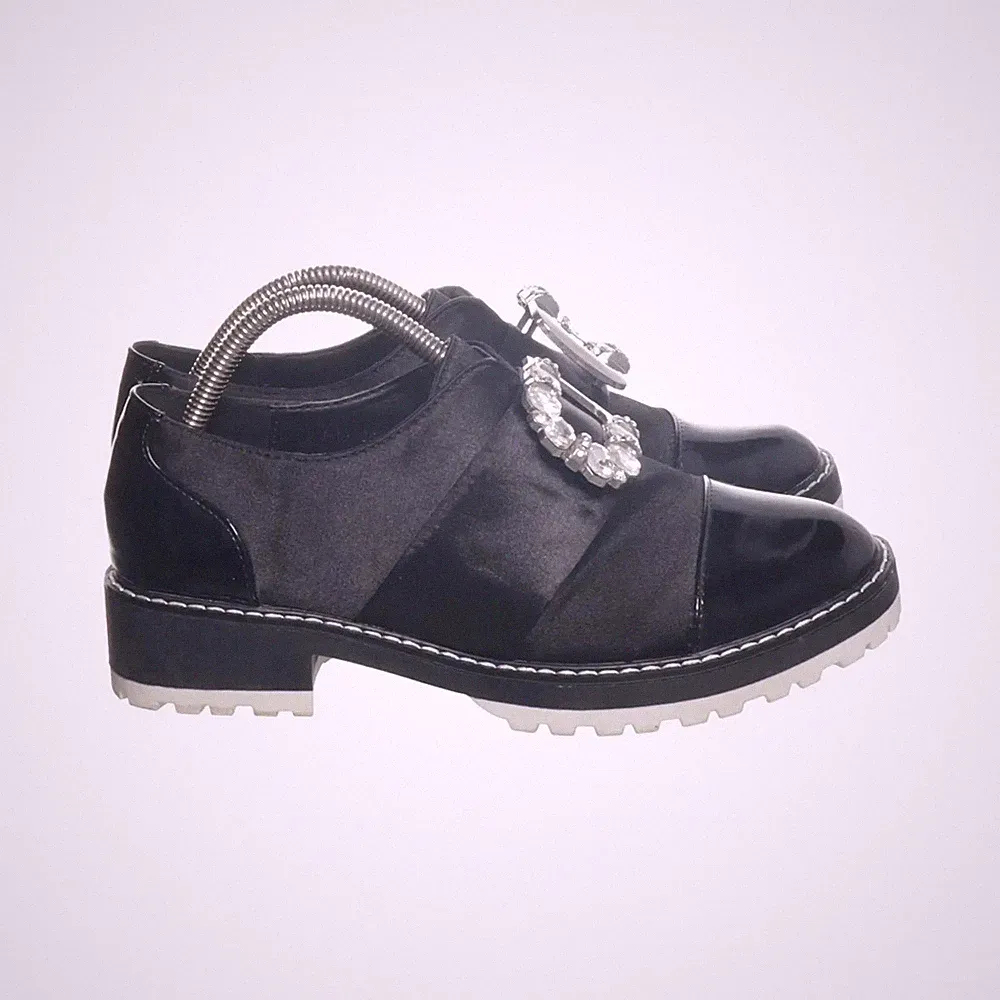 Mulanka, Loafers, Größe: 38, Lederimitat/Pelz/Wildleder, Schwarz, Damen #elv