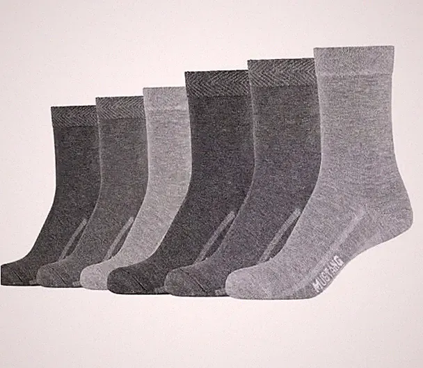 MUSTANG Socken 6er Pack (Paar)Gr. 39/42NEU