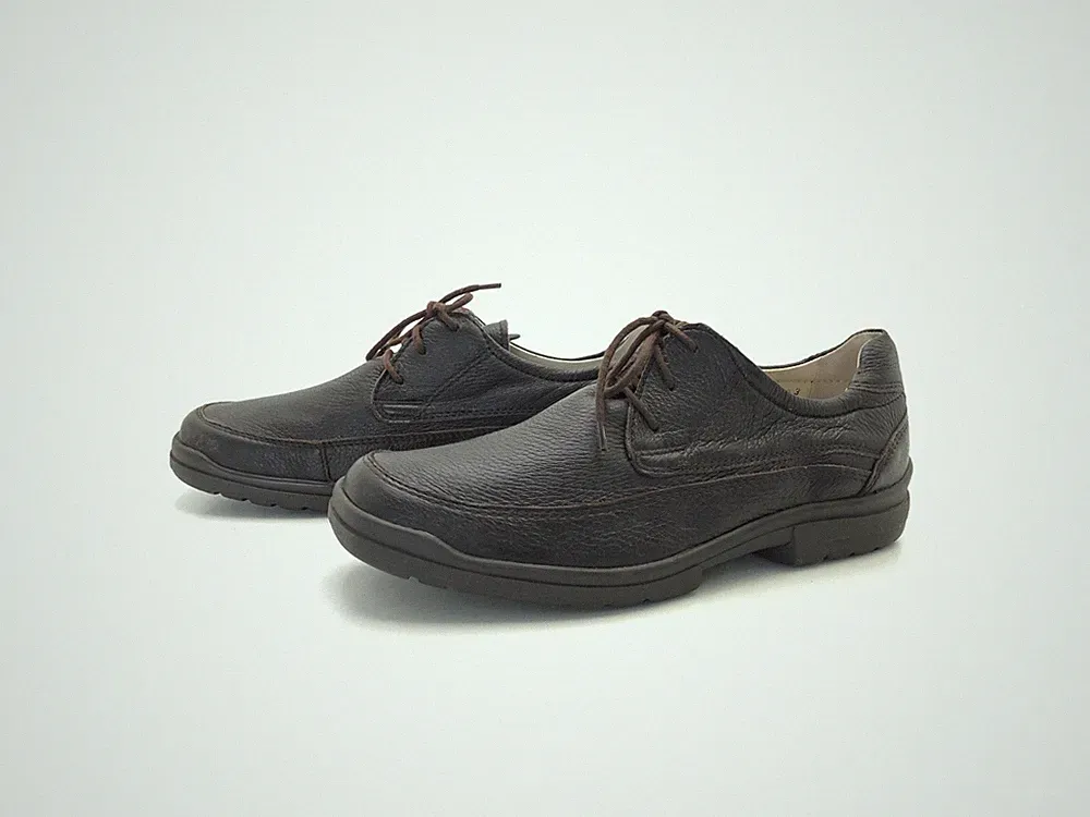 Natural Feet Herren Halbschuhe Schnürer Loafers Comfort Braun Gr. 40 (UK 6,5)