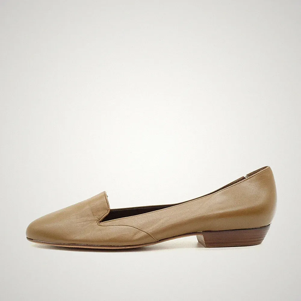 Naturalizer Damen Slipper EU 40,5 Soft Shoes Loafer Braun Echtleder Komfortweite