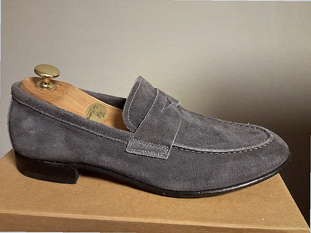 Nerogiardini Schuhe Mokassin Loafer Wildleder Gr. 40(passt 41)