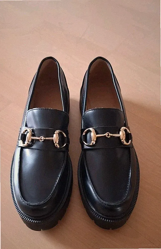 ☆ NEU ☆ Damenschuhe Loafer H&M Gr. 41 schwarz
