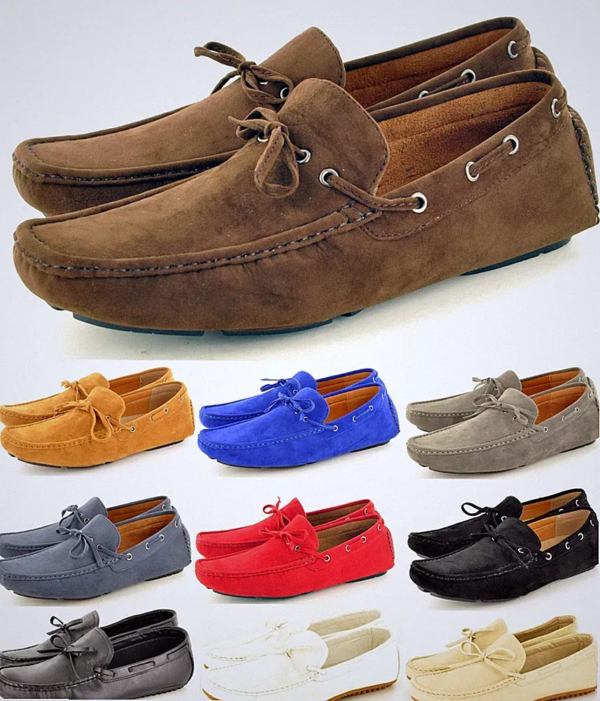 Neu Herren Freizeit Halbschuhe Mokassins Slipper Schuhe mit Spitzendetail in UK Größe 6-11