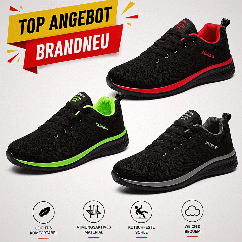 Neu Herren Laufschuhe Turnschuhe Sneaker Freizeitschuhe Sportschuhe Atmungsaktiv