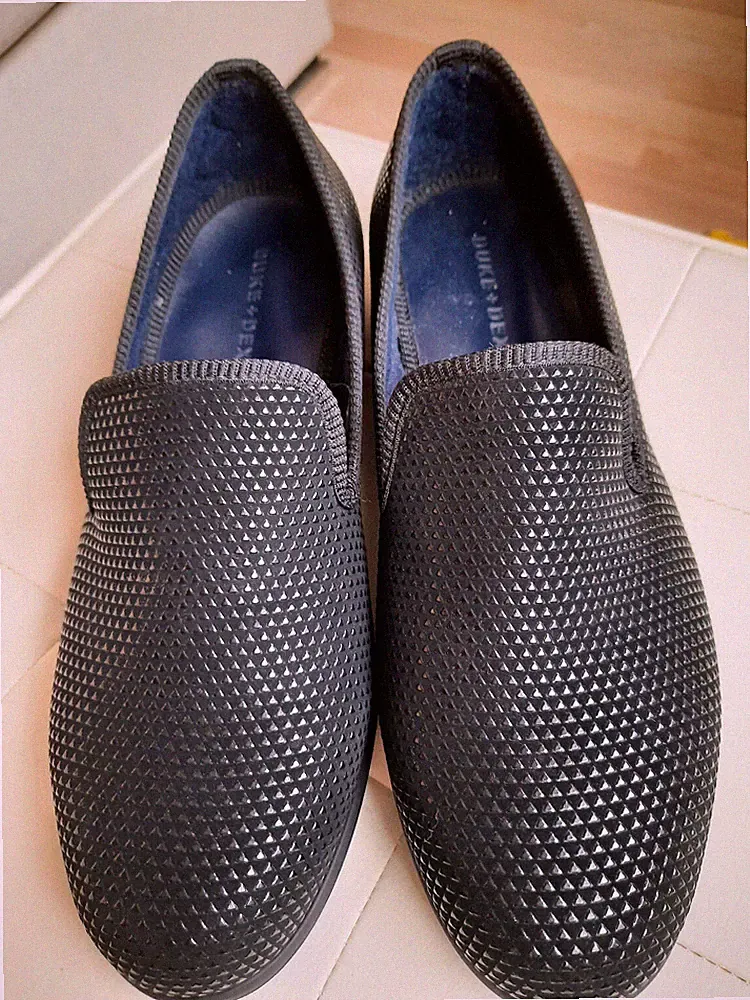 NEU Herren Loafer SCHUHE "DUKE & DEXTER" Gr. 7 (40) schwarz echt Leder Handmade