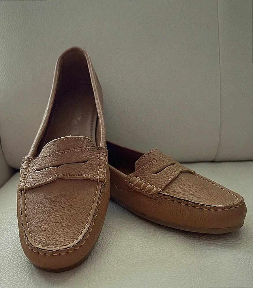 NEU! Hochwertige Coach Leder Loafer / Slipper Gr. 38 1/2 / Schuhe