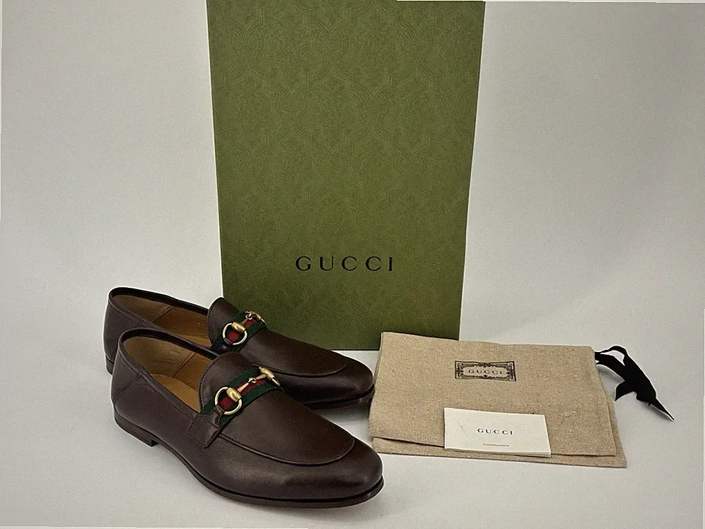 Neu Luxury Original GUCCI-581513 Loafers-Men`s Herren Schuhe UK-7 /EU-41 /US-8