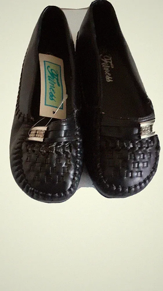 Neu mit Etikett Leder Unisex flache Kinder Schuhe Größe 13 Mokassins Design Stil