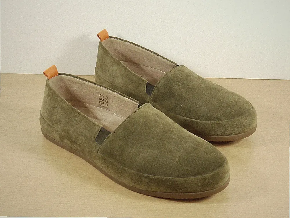 NEU Mulo Herren Handmade Wildleder Halbschuhe Grün UK 9 EUR 43 Made in Portugal