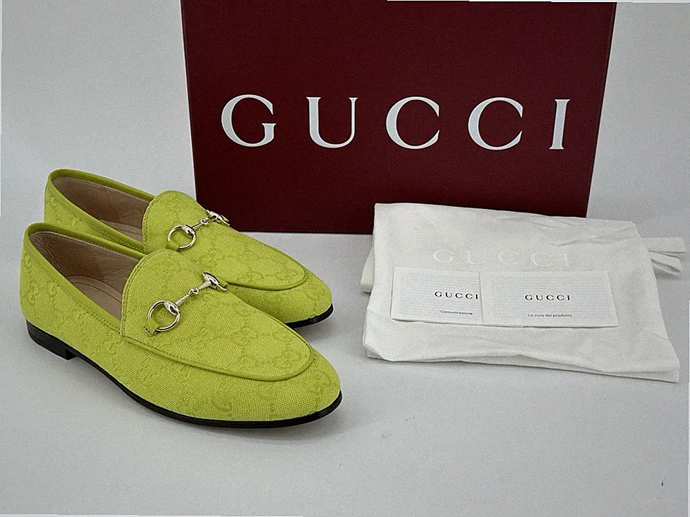 Neu Original GUCCI Damen Loafer Jordaan -431467-Gr-UK-4 /IT-37 /US-7 / DE-38