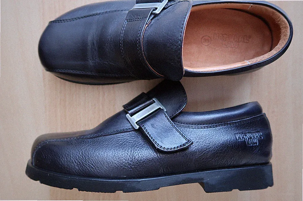 NEU robuste Leder Loafer Gr.38 (UK 5, US 7,5) Weit G Slipper von Natural Law