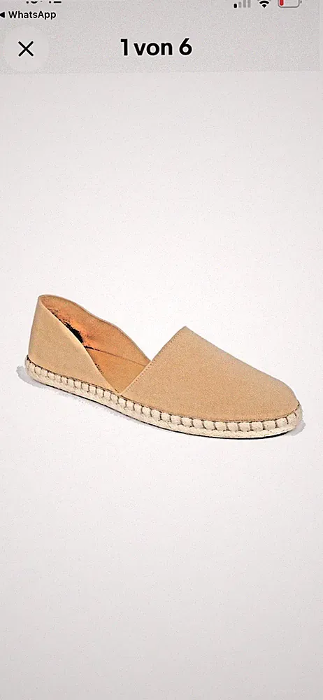 NEU! SANSIBAR Damen-Espadrilles Wildleder Fb. Beige Größe 39