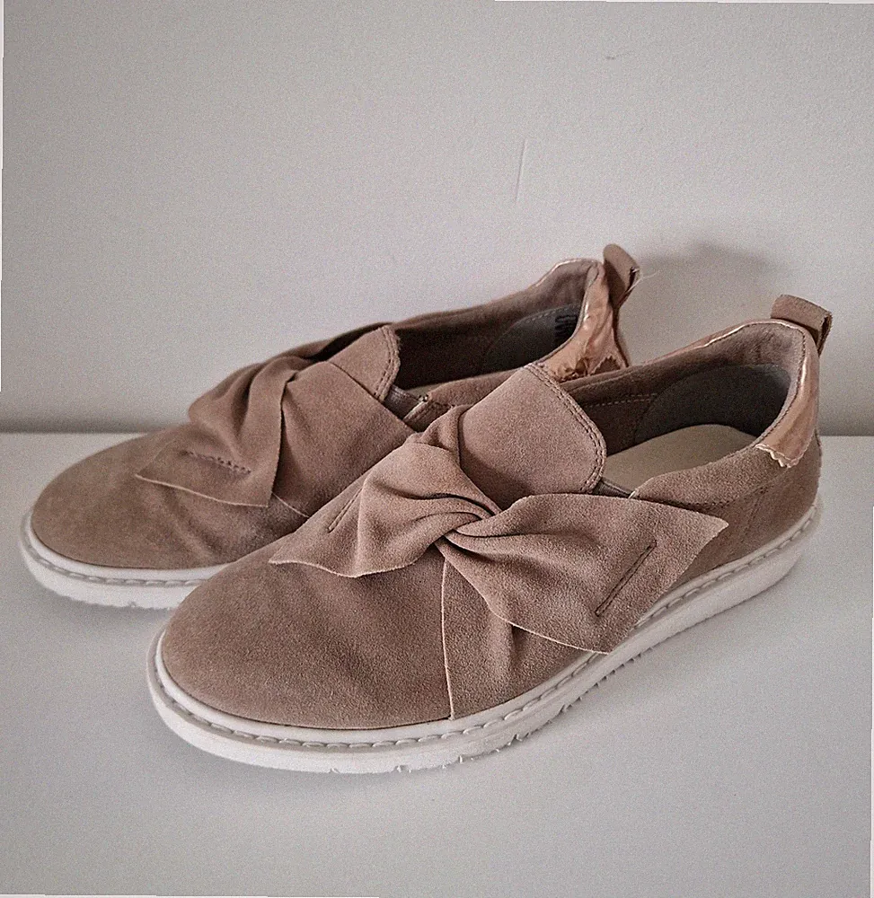 NEU Tamaris Leder Slipper Loafer Schleife Gr. 36