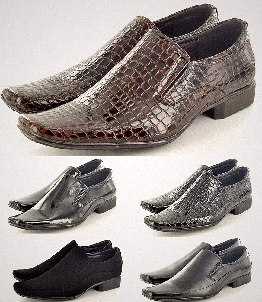Neue Herren-Slipper italienischer Stil formell/Hochzeit verfügbar UK-Größe 6–11