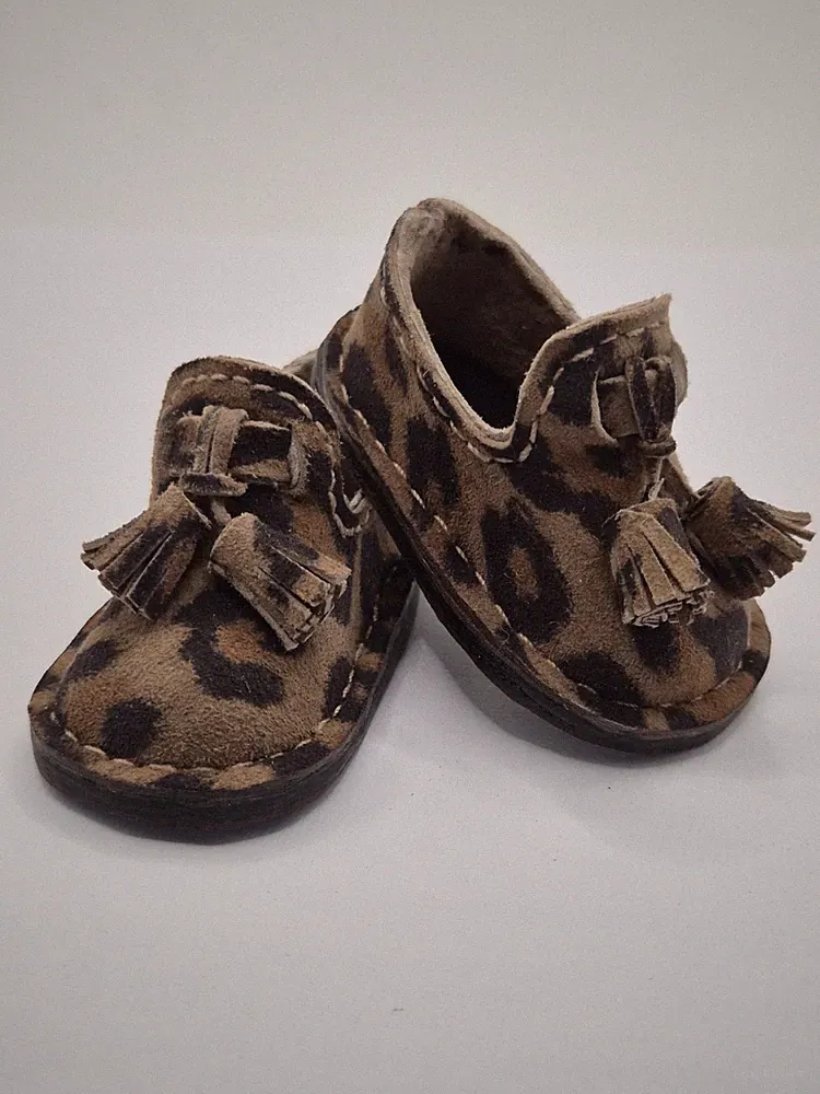 Neue Wildleder/Leder Miniatur Halbschuhe - 5 cm Paola Reina Gr.