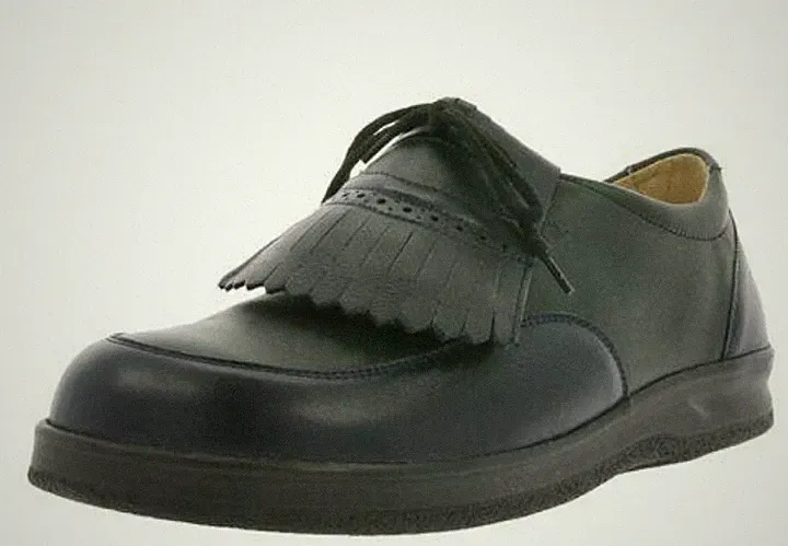 NEUWARE highlander Easy Golfschuhe Loafer Vollleder dunkelblau Gr. 35 -NP 179