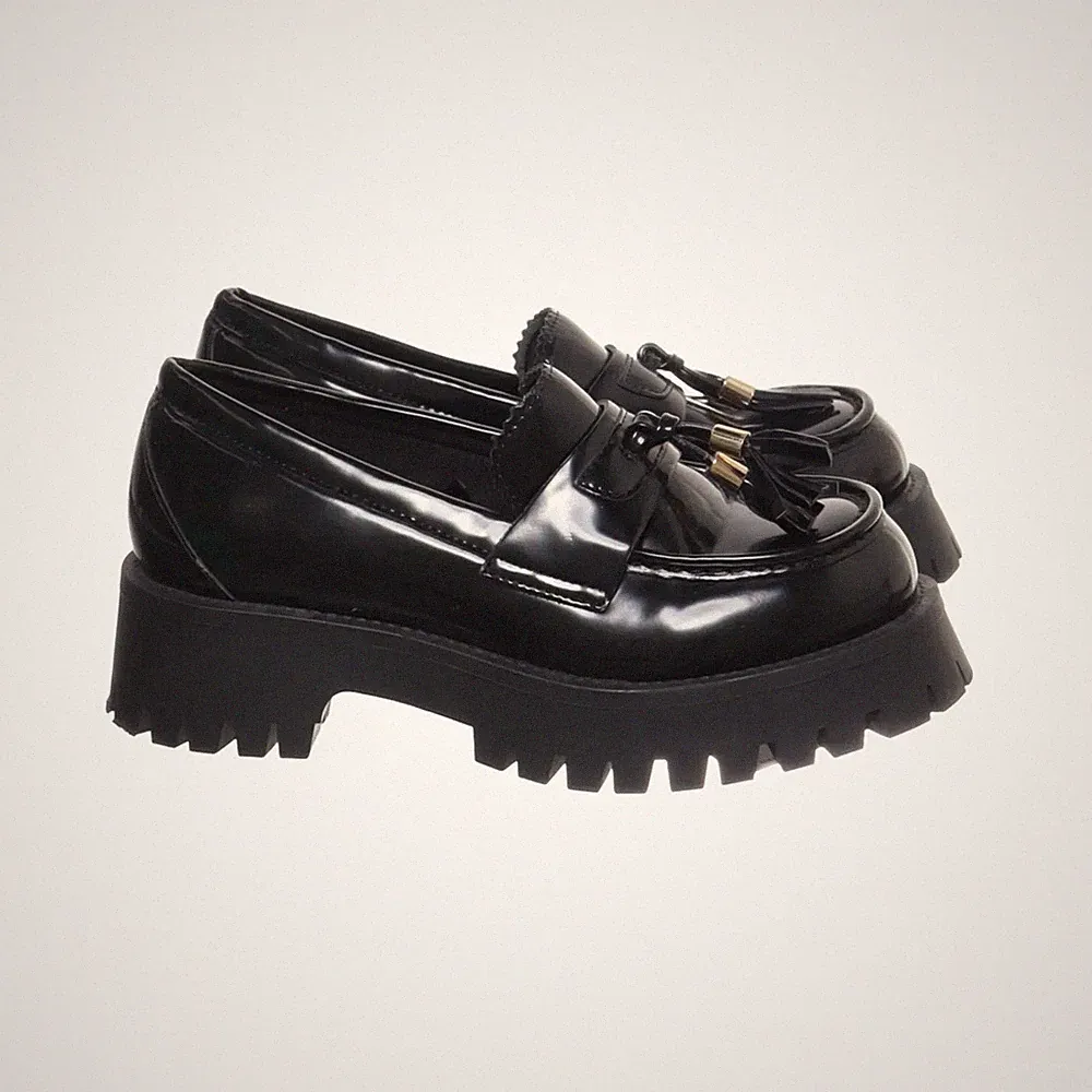 New Look, Loafers, Größe: 36, Polyurethan, Schwarz, Damen #QEw