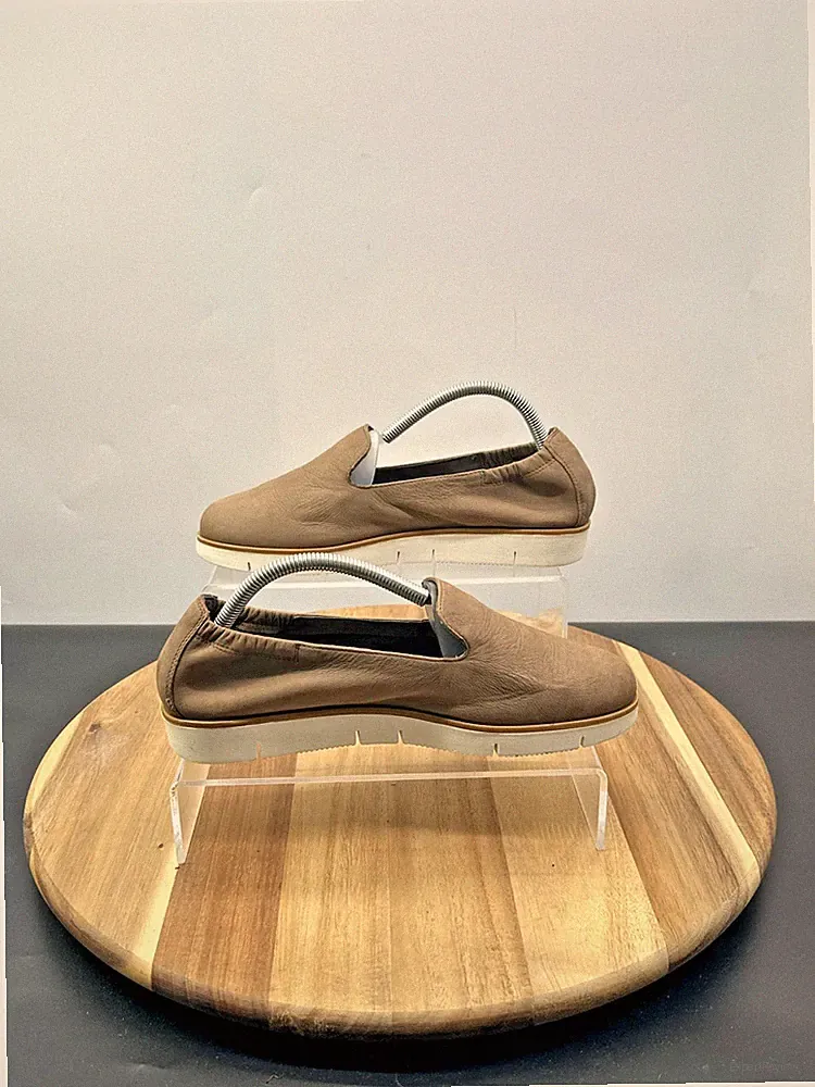 Next Damen-Slipper braun Nubukleder UK-Größe 6,5 EU 40