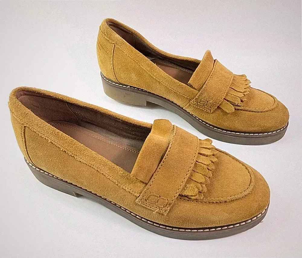 Next Wildleder Leder Slipper Halbschuhe UK 6,5 EU 40