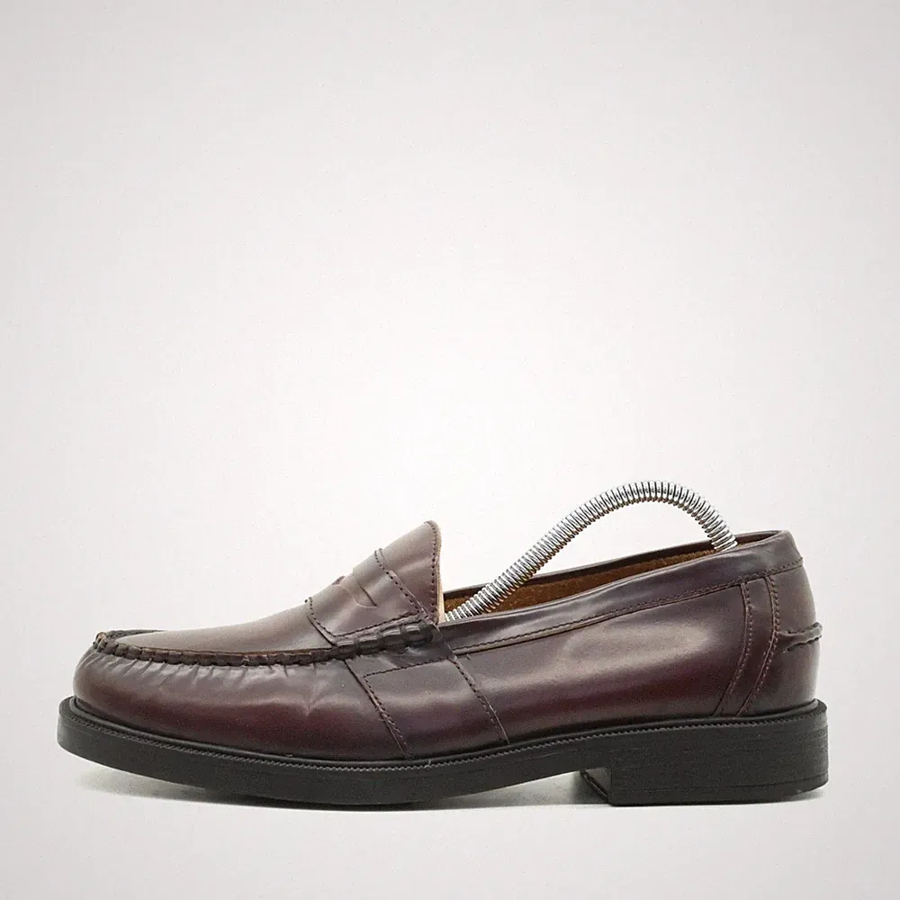 Nunn Bush Herren Schuhe EU 42.5 Penny Loafer Braun Leder Bequem