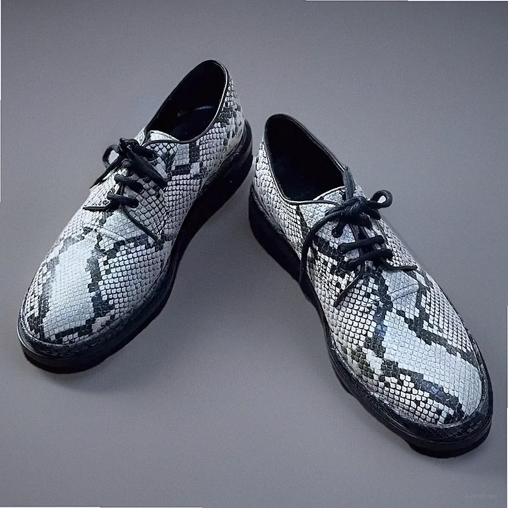 OAMC Outline Oxford Schuhe Grey Snake/Black UK 11 / EU 45 / US 12