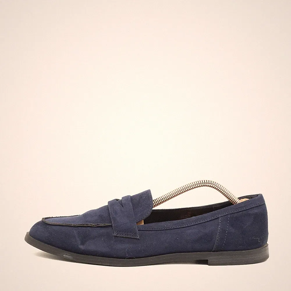Old Navy Damen Penny Loafer Slipper dunkelblau Synthetik Top Classics EU 41,5