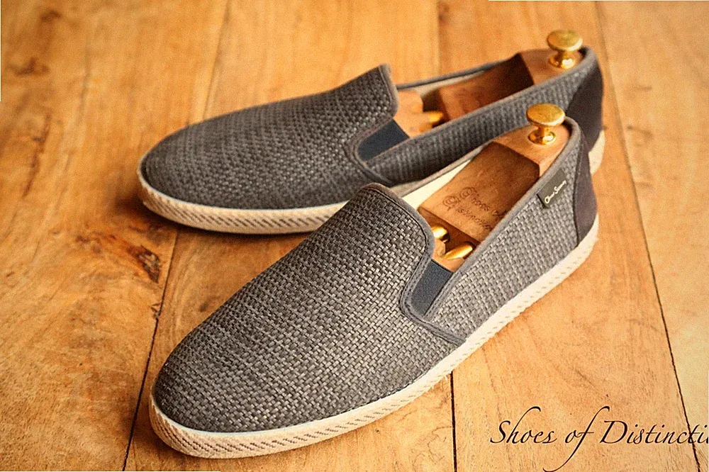 Oliver Sweeney Blau Wildleder Canvas Halbschuhe Espadrilles Herren UK 11 EU...