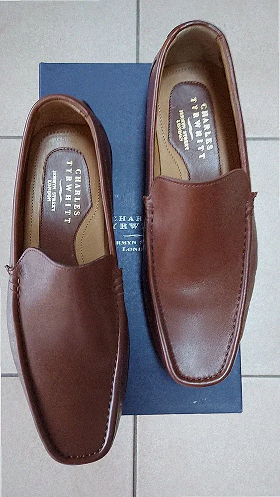 original Charles Tyrwhitt comfort Loafers Mokassins uk 9 eu 42,5 - 43 us 9,5 neu