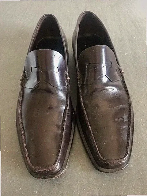 Original Prada Herren Halbschuh braun Gr. 9-42 / man shoes