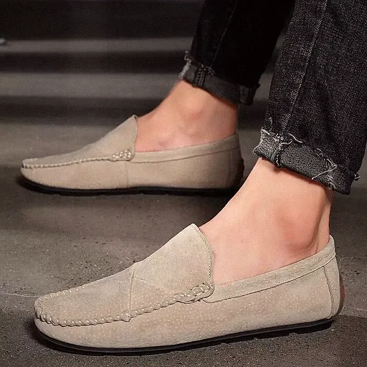 Oxford Polnische Brogue Halbschuhe Slipper Grau 1 Kunstleder 4036