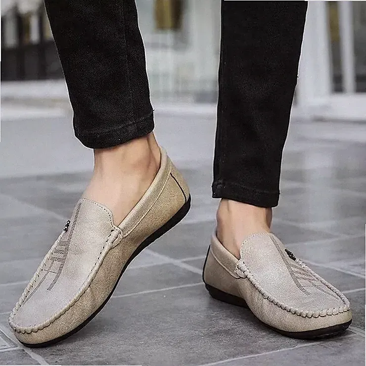 Oxford Polnische Brogue Halbschuhe Slipper Grau Kunstleder 4043